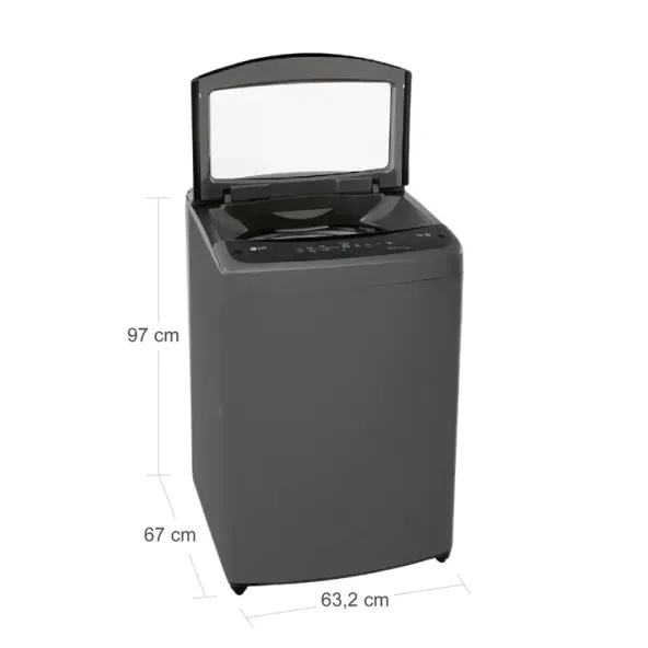 Lavadora LG Carga Superior 16KG WT16MVTB Negro
